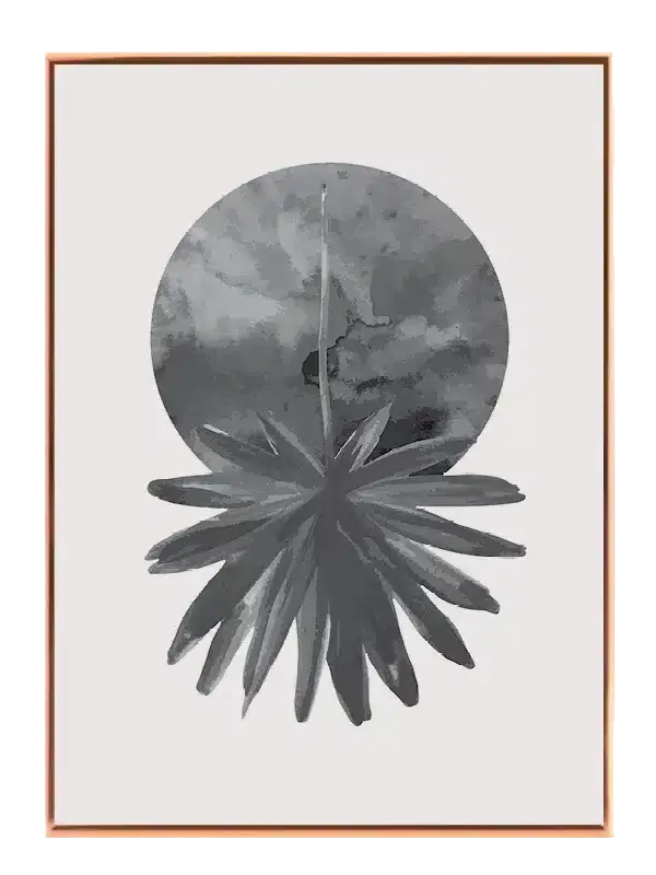 Moonlit Agave Silhouette Plakat