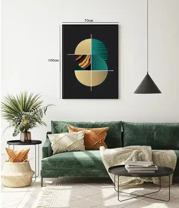 Segmented Orb Composition Plakat