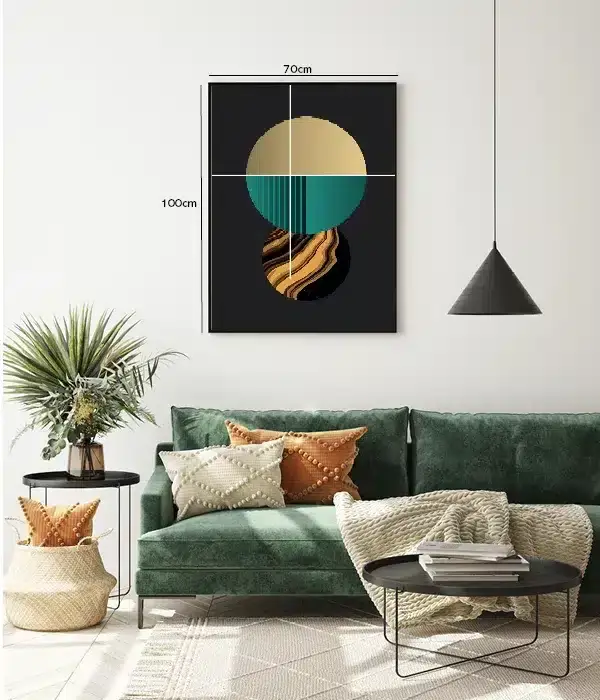 Layered Circle Contours Plakat