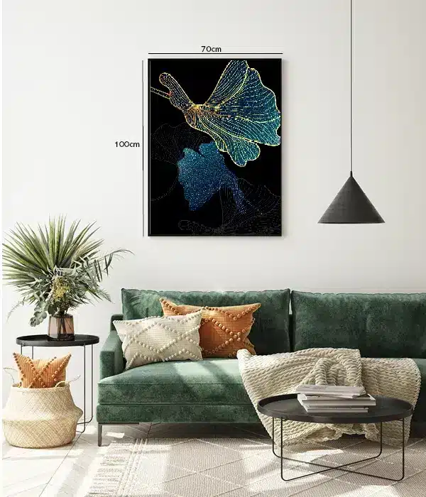 Ginkgo Veins Glow Plakat