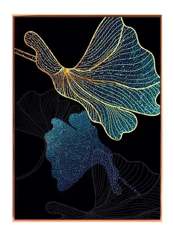 Ginkgo Veins Glow Plakat