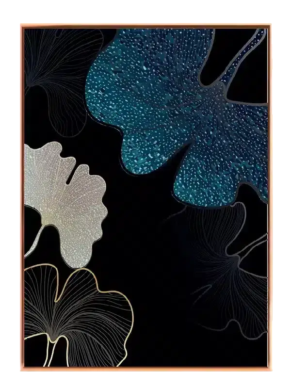 Luminous Ginkgo Leaves Plakat