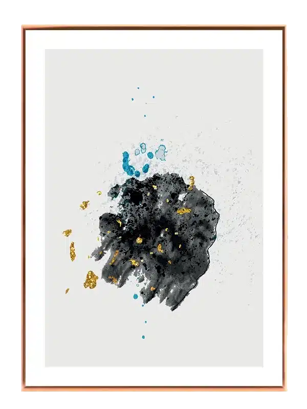 Nebula Ink Bloom Plakat