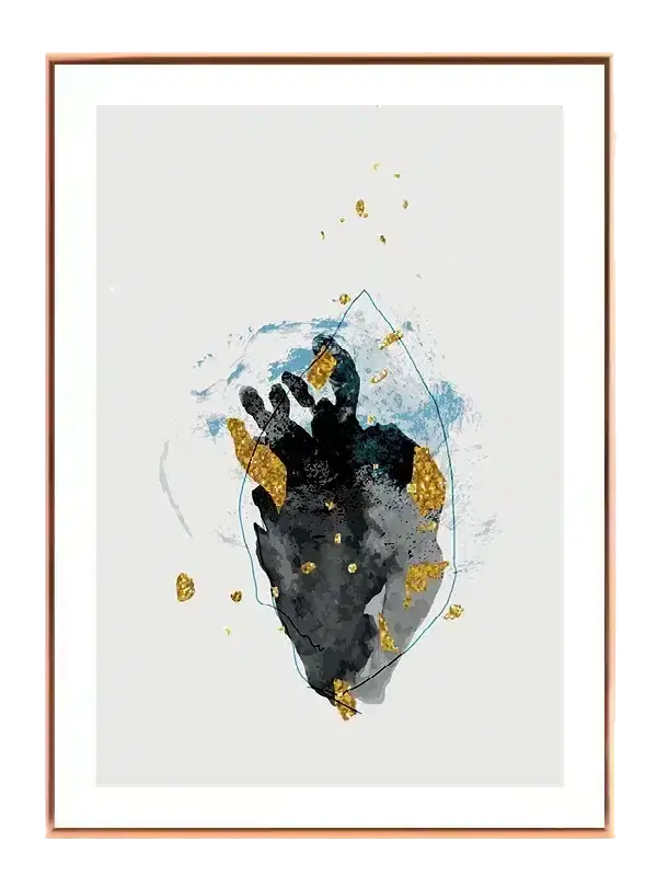 Golden Veins Eclipse Plakat