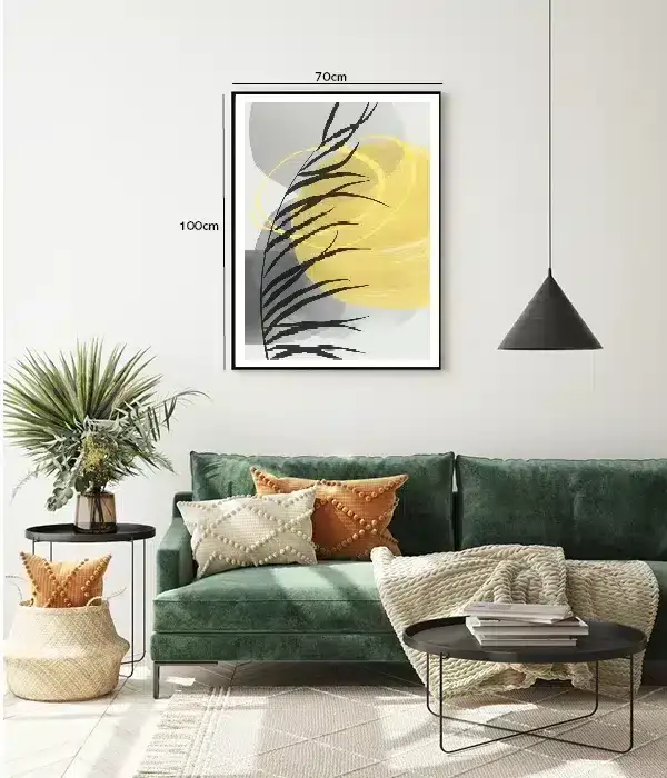 Sunlit Palm Silhouette Plakat