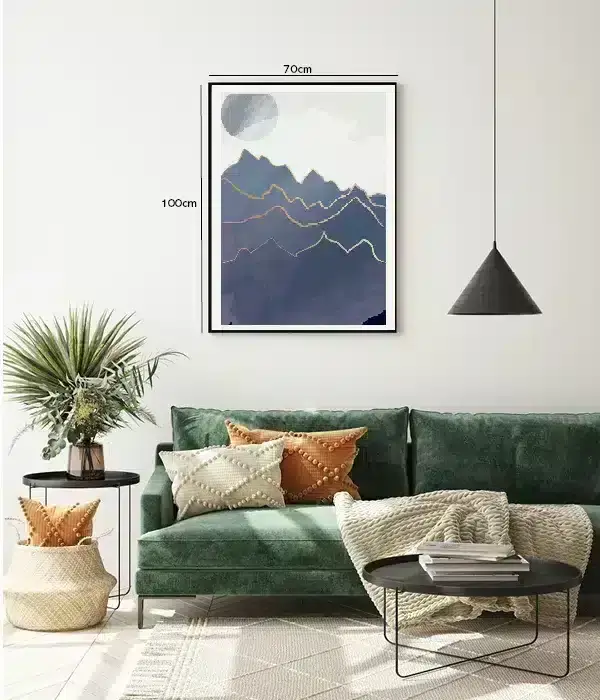 Blue Mountain Layers Plakat