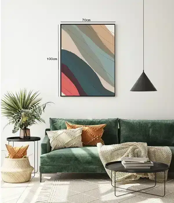 Flowing Color Veins Plakat