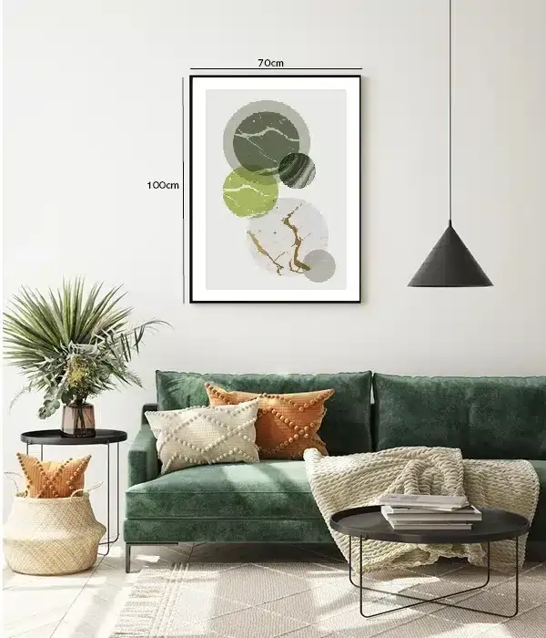 Marble Circles Composition Plakat