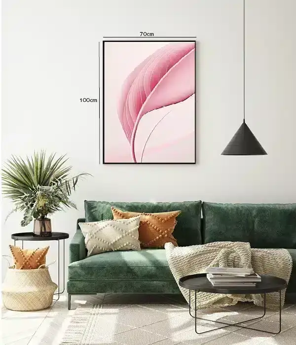 Soft Pink Veins Plakat