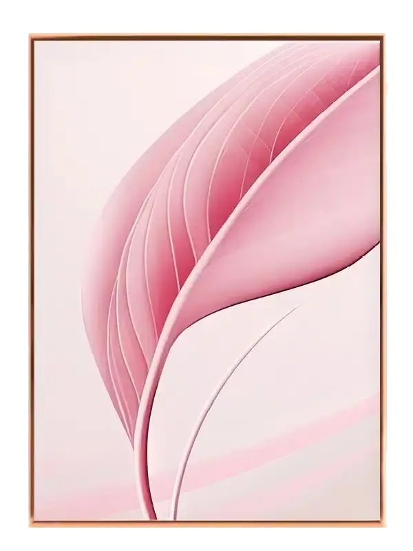 Soft Pink Veins Plakat