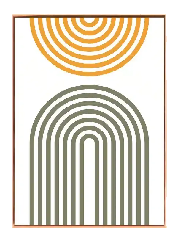 Dual Arch Rings Plakat