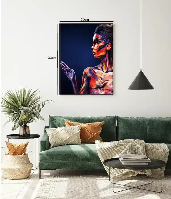 Vivid Expression Silhouette Plakat