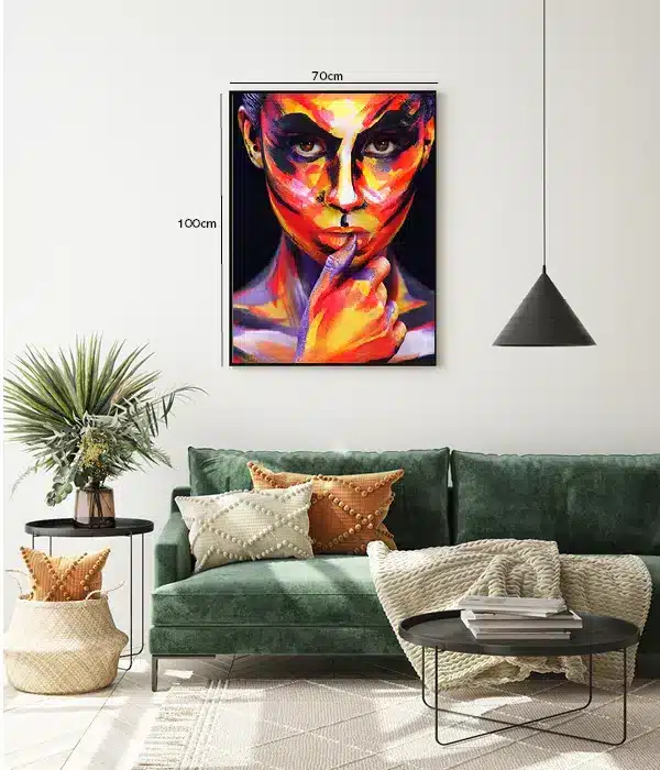 Chromatic Face Veins Plakat