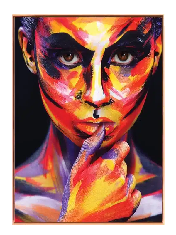 Chromatic Face Veins Plakat