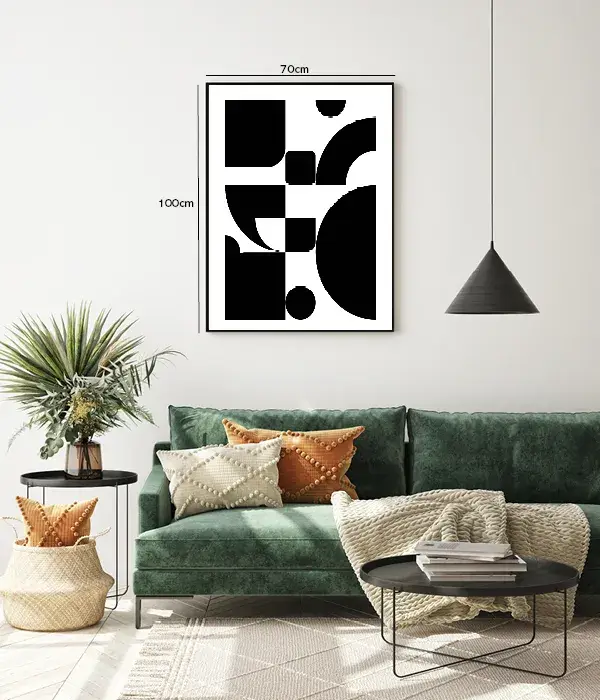 Balanced Curves Composition Plakat