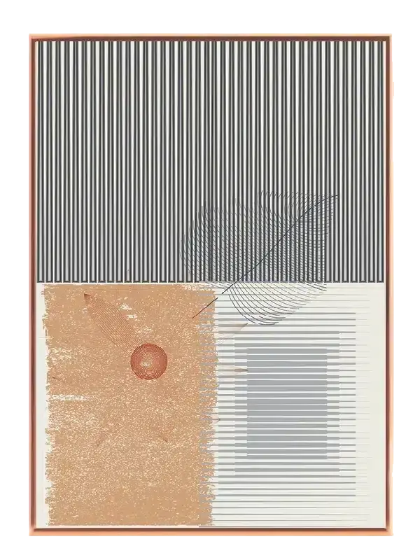 Linear Petal Structure Plakat