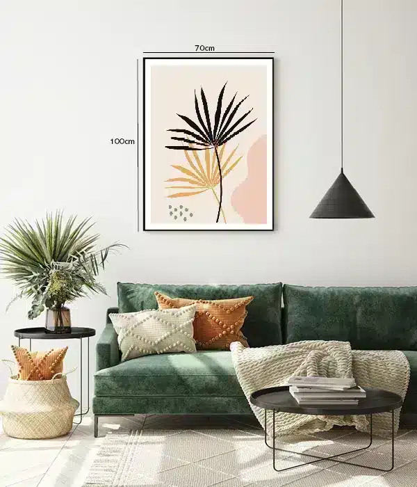 Palm Leaf Harmony Plakat