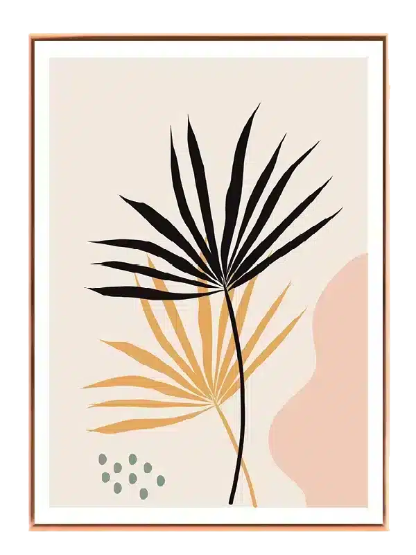 Palm Leaf Harmony Plakat