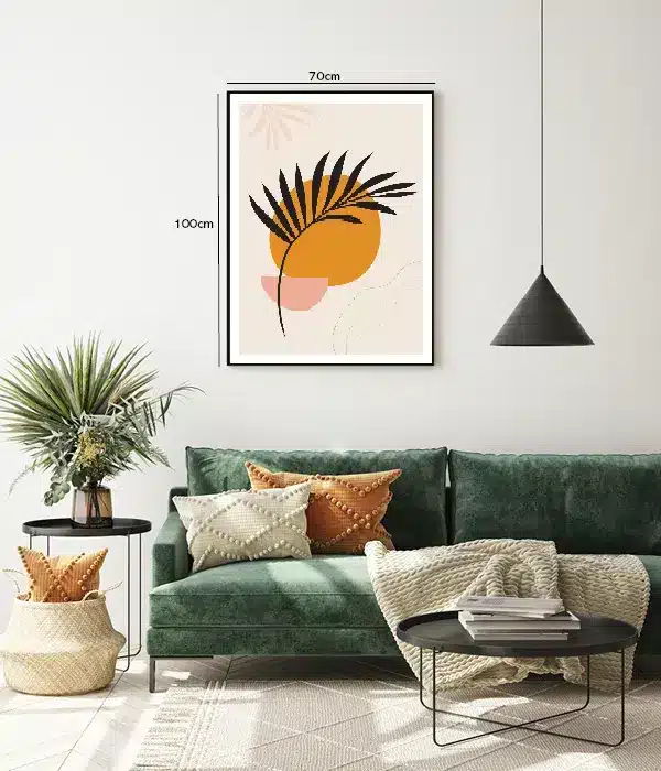Tropical Silhouette Harmony Plakat