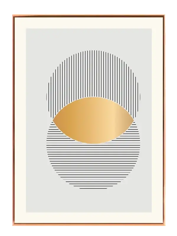 Golden Ellipse Harmony Plakat