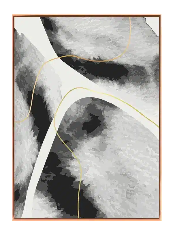 Veiled Contour Flow Plakat