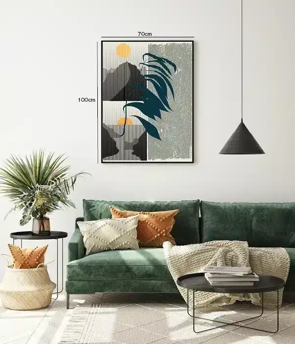 Fragmented Leaf Horizon Plakat