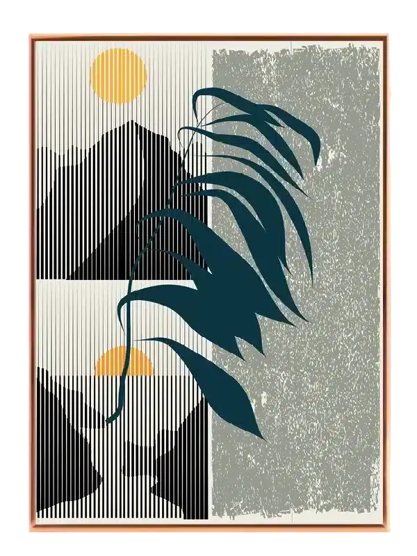 Fragmented Leaf Horizon Plakat