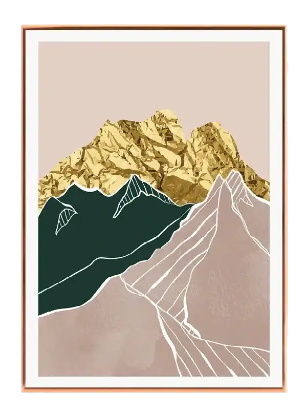 Golden Ridge Layers Plakat
