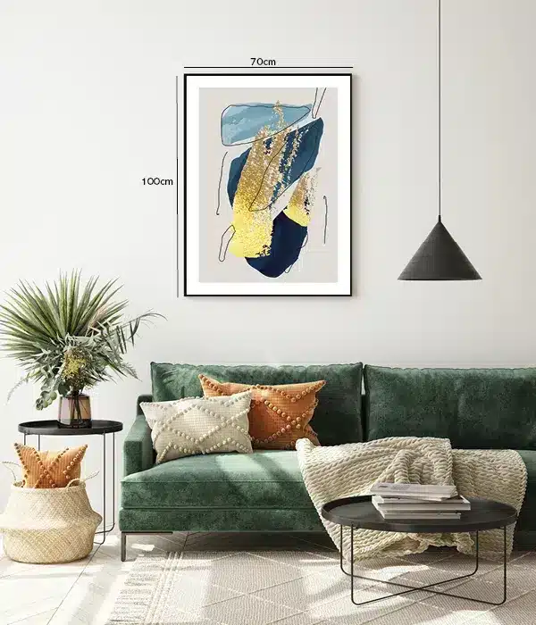 Golden Veins Composition Plakat