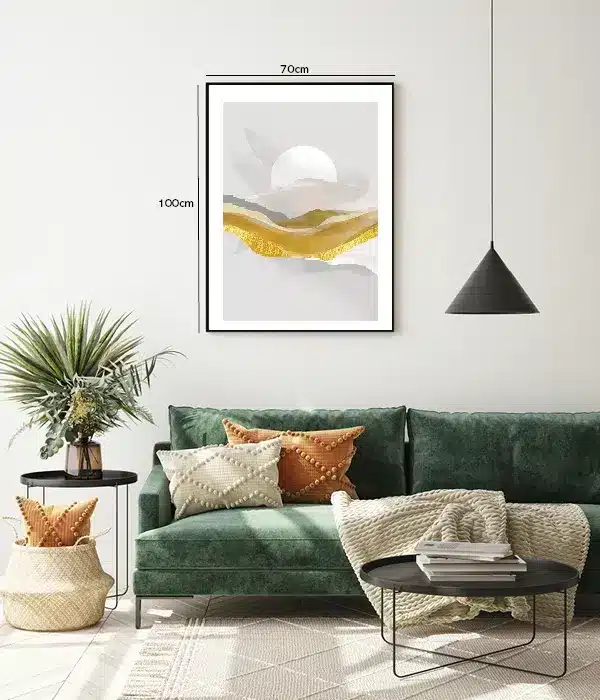 Golden Mountain Sunrise Plakat