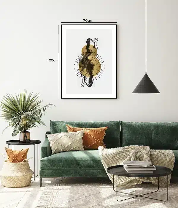 Golden Ripple Orbit Plakat