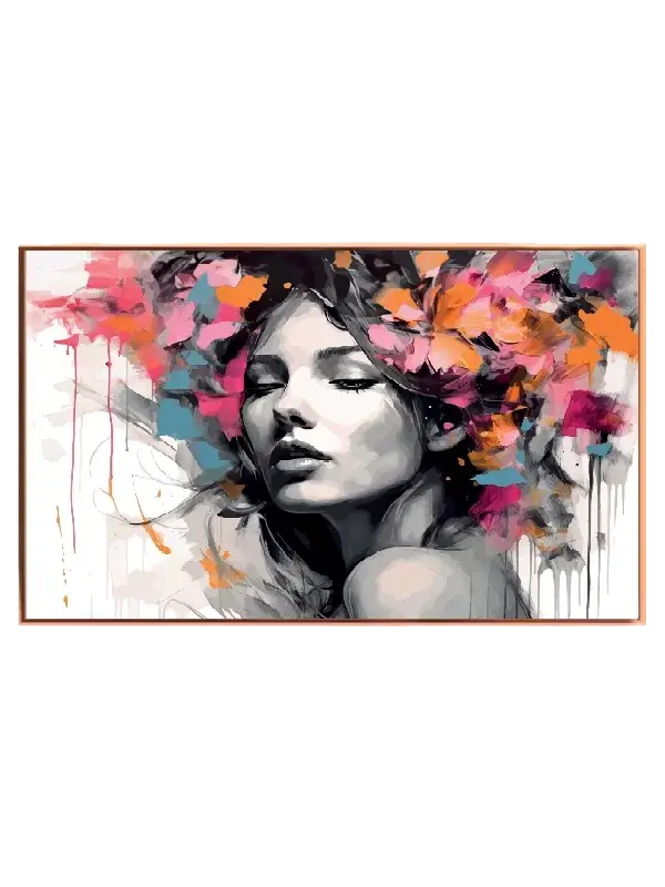 Serene Bloom Face Plakat