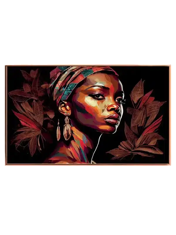 Vibrant Ebony Silhouette Plakat