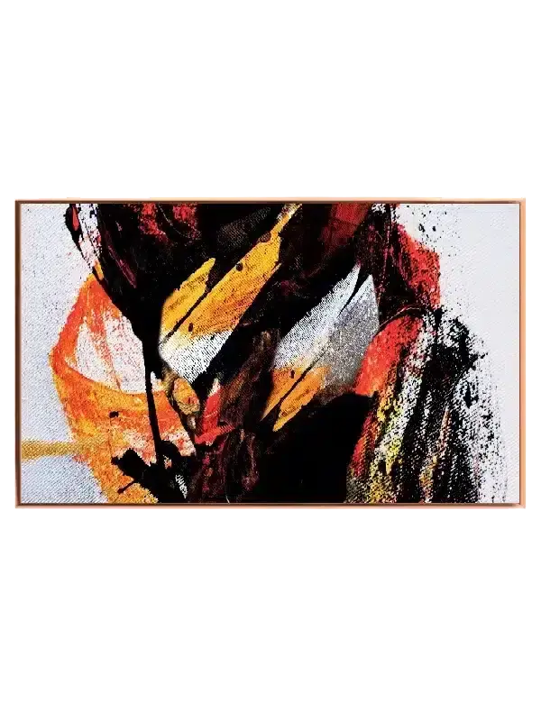 Crimson Ember Veins Plakat