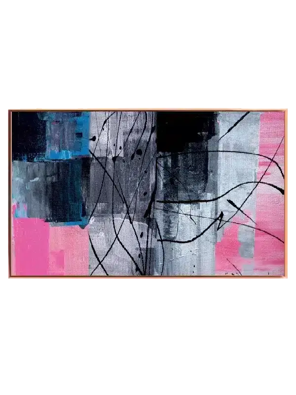 Neon Veins Composition Plakat