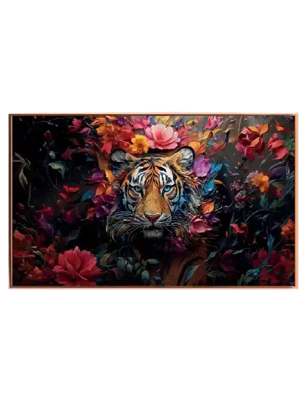 Floral Tiger Bloom Plakat