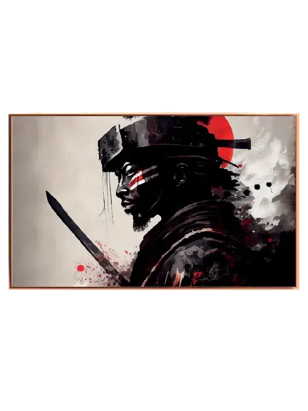 Warrior Silhouette Plakat