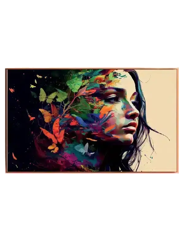Floral Veins Portrait Plakat