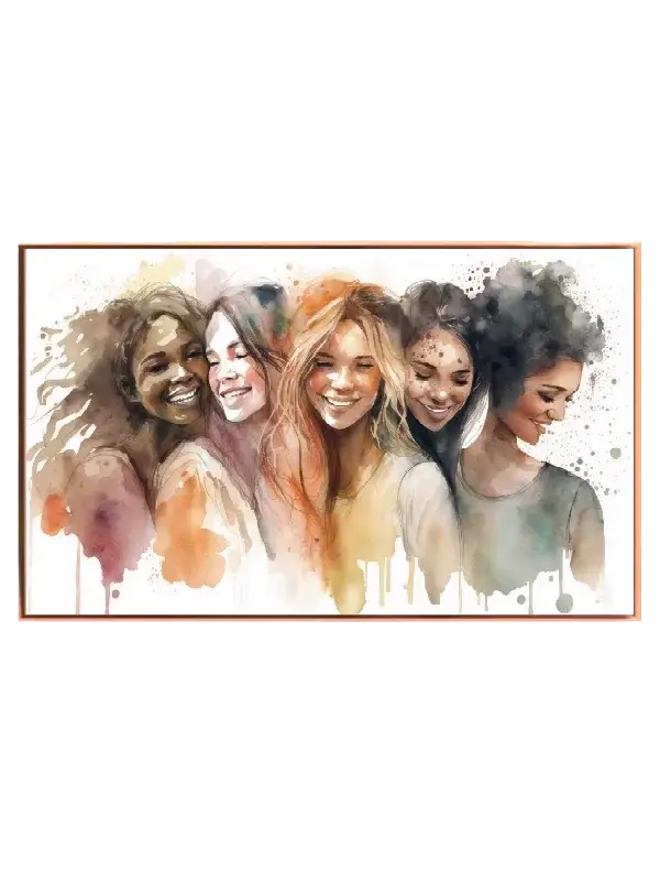 Radiant Unity Faces Plakat
