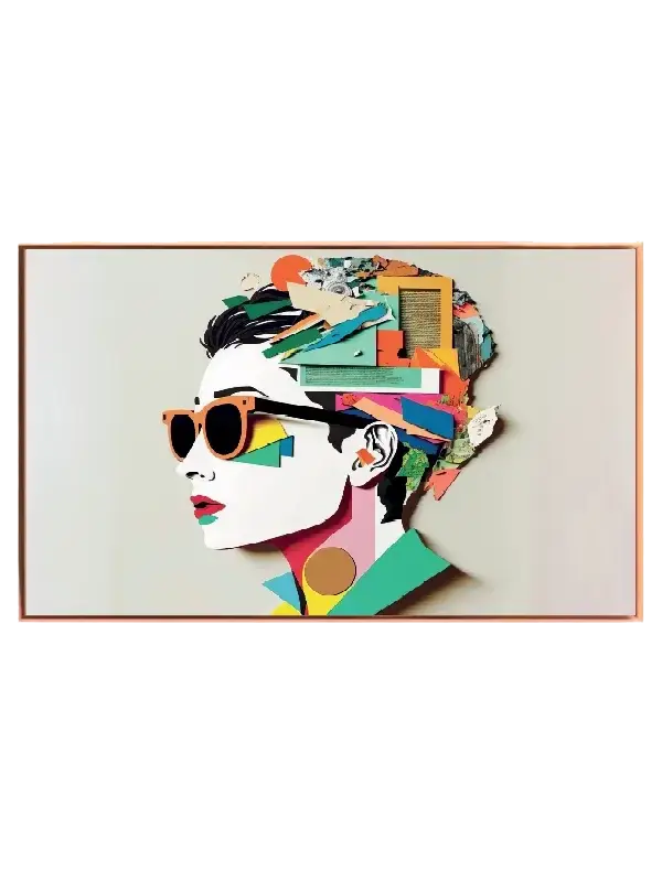 Fragmented Retro Vision Plakat