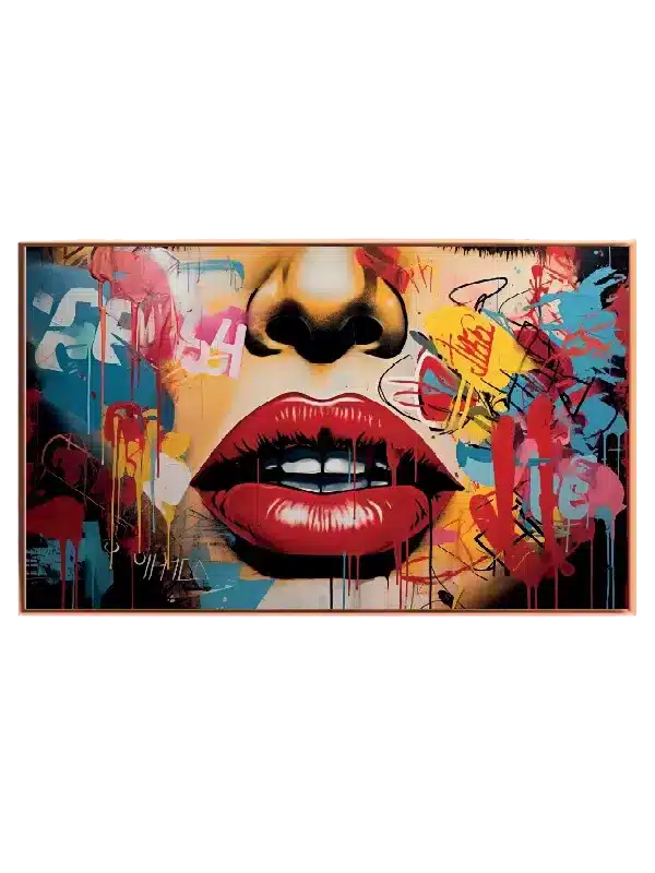 Vivid Lip Contours Plakat