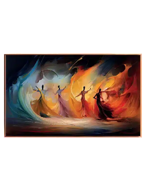 Flaming Veil Dance Plakat
