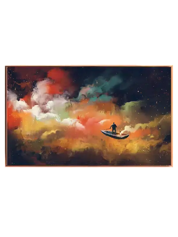 Nebula Drift Voyage Plakat