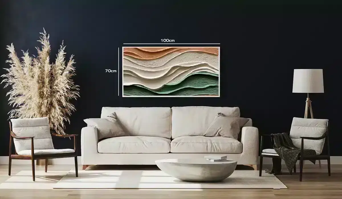 Crimson Mountain Sunset Plakat