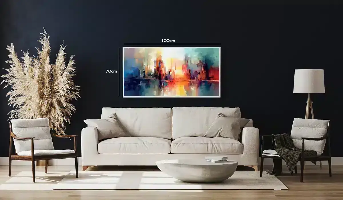 Radiant Cityscape Layers Plakat