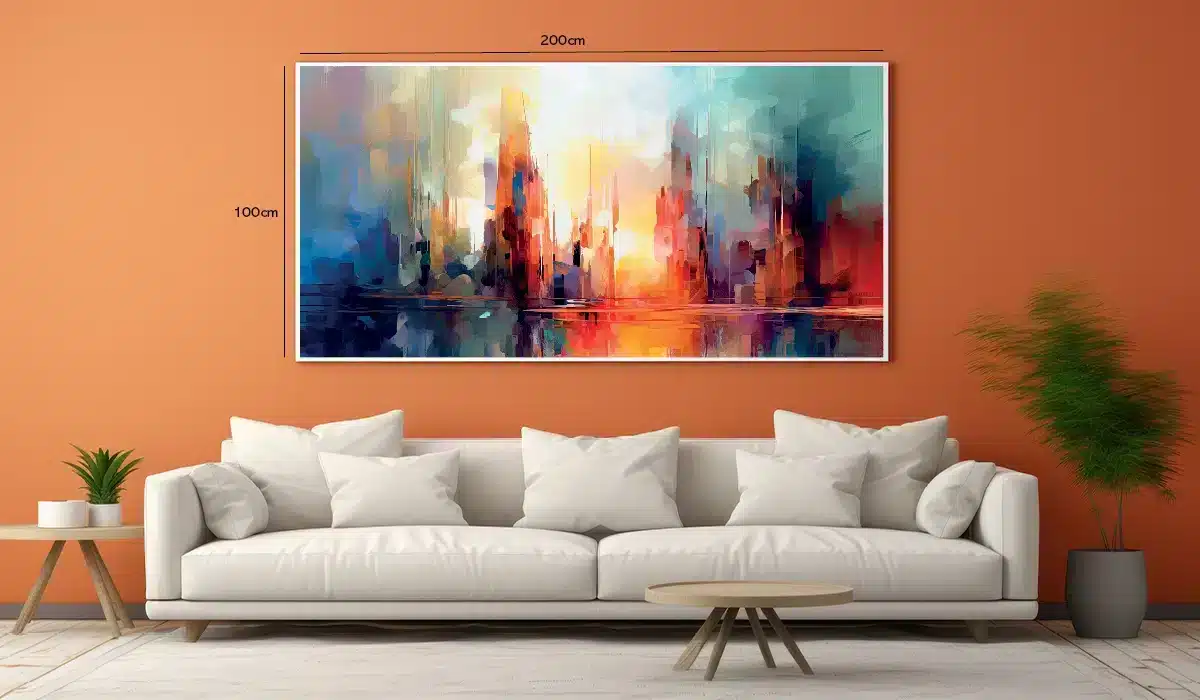 Radiant Cityscape Layers Plakat