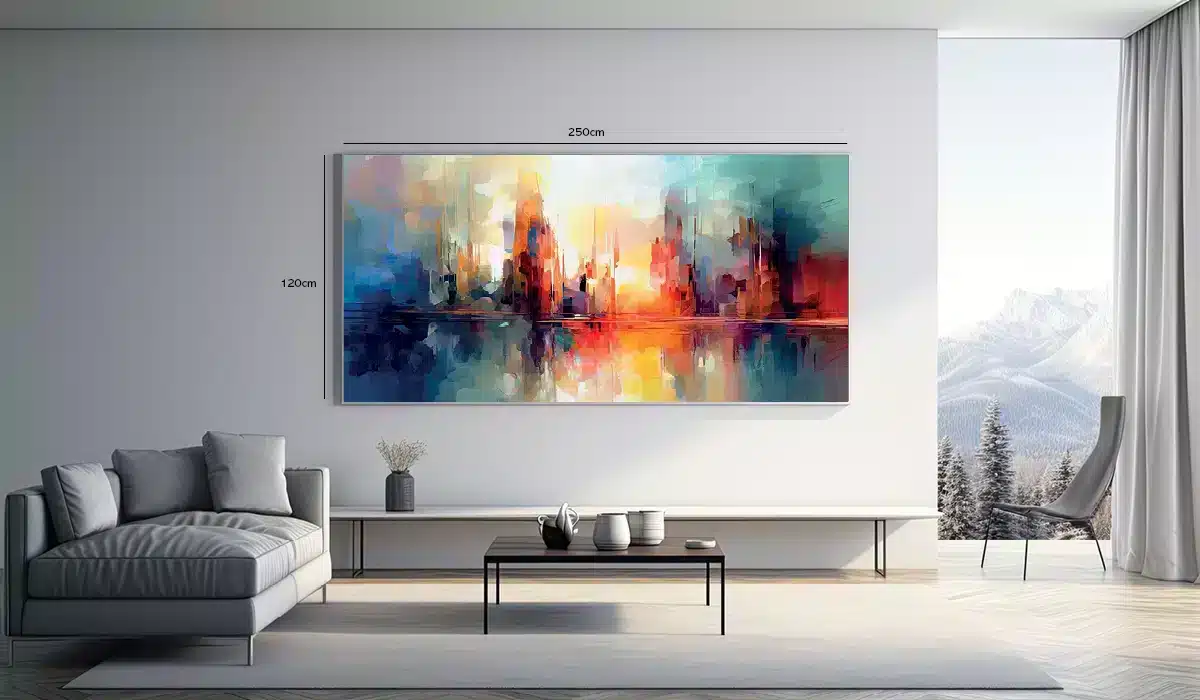 Radiant Cityscape Layers Plakat