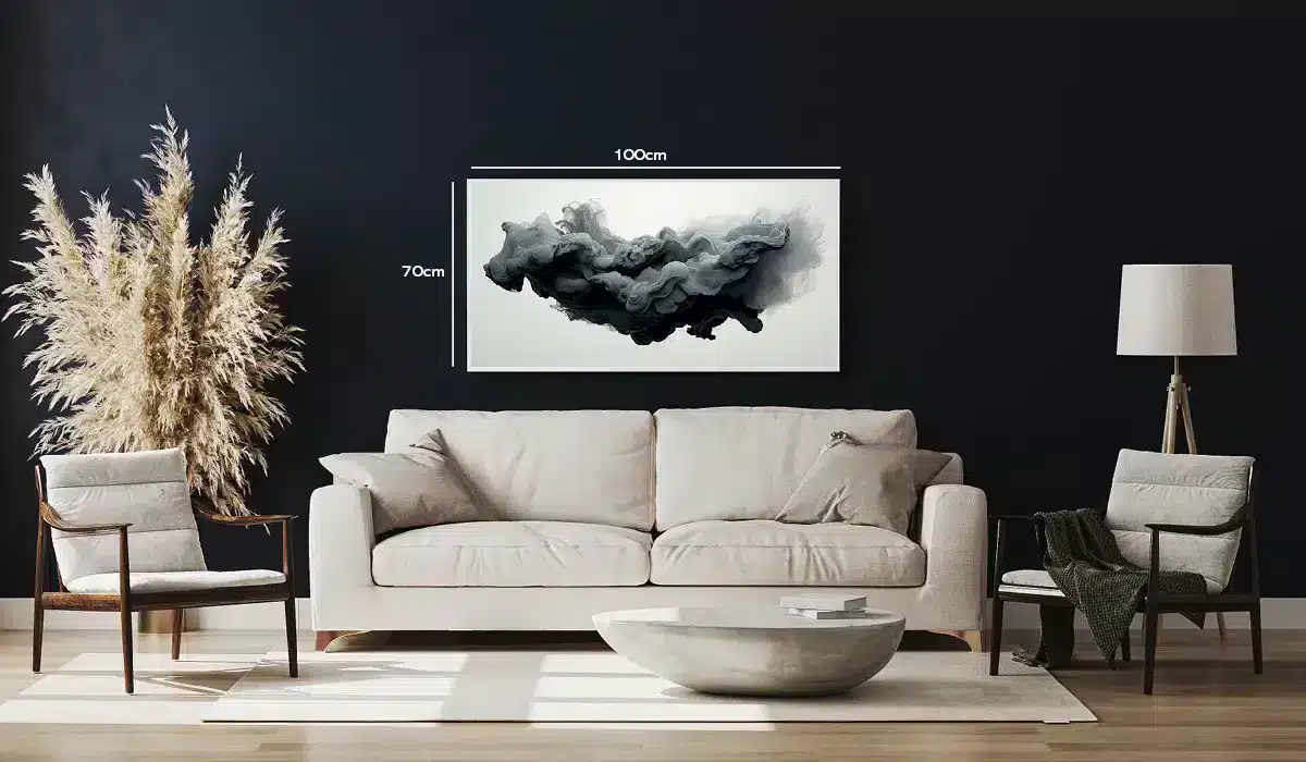 Veiled Smoke Contours Plakat
