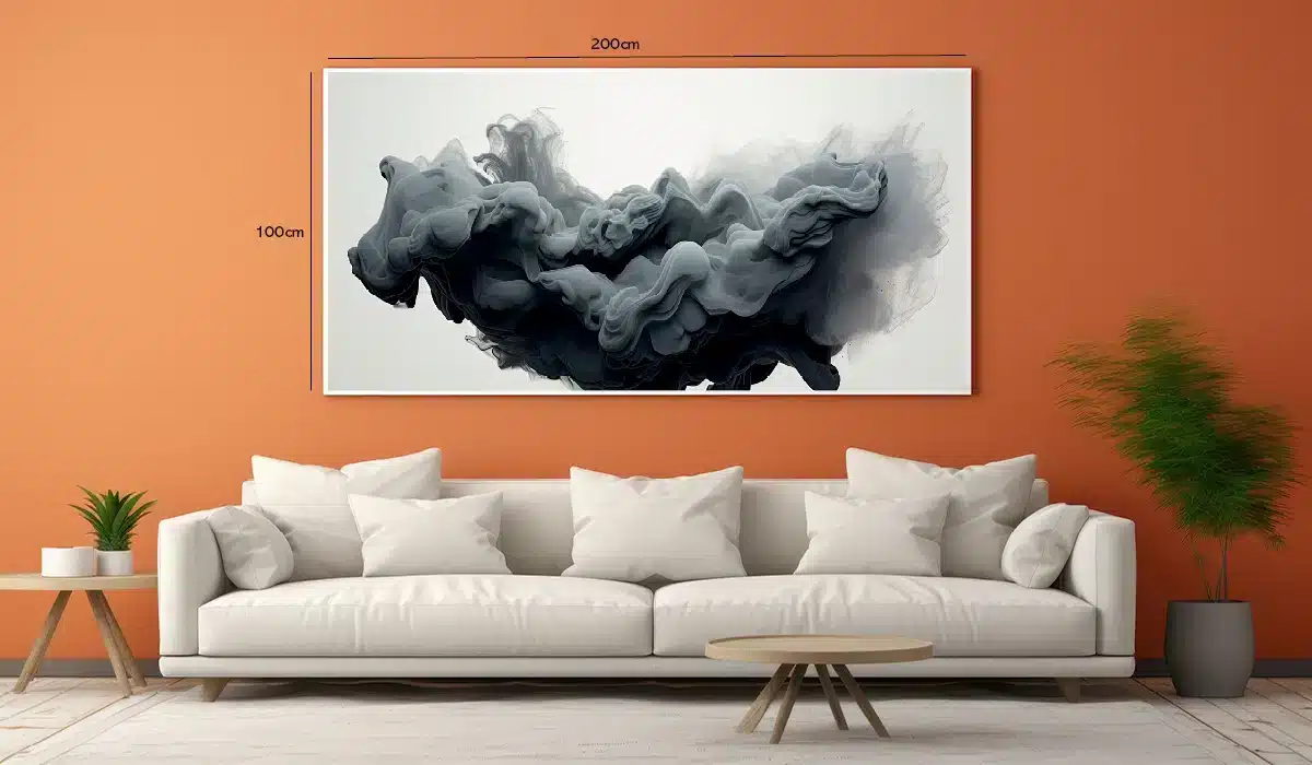 Veiled Smoke Contours Plakat