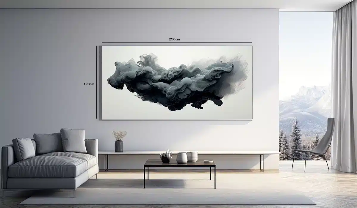 Veiled Smoke Contours Plakat